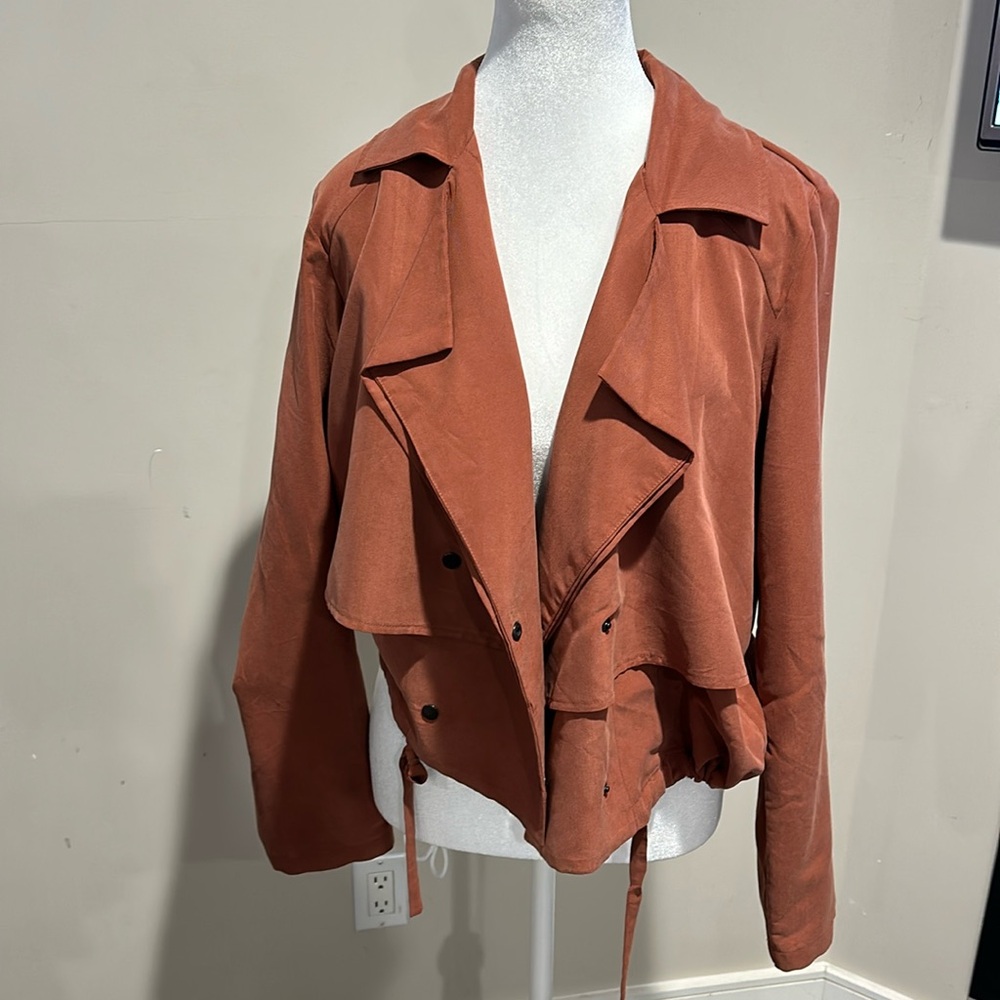 Halogen Button Front Jacket